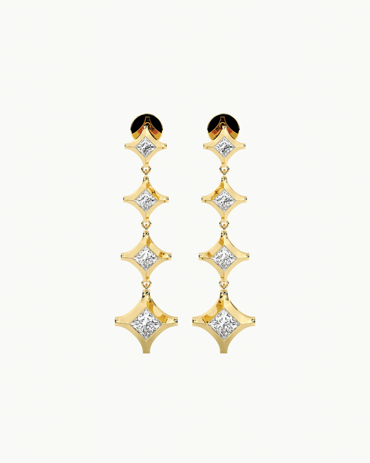 Emblem Four Earring