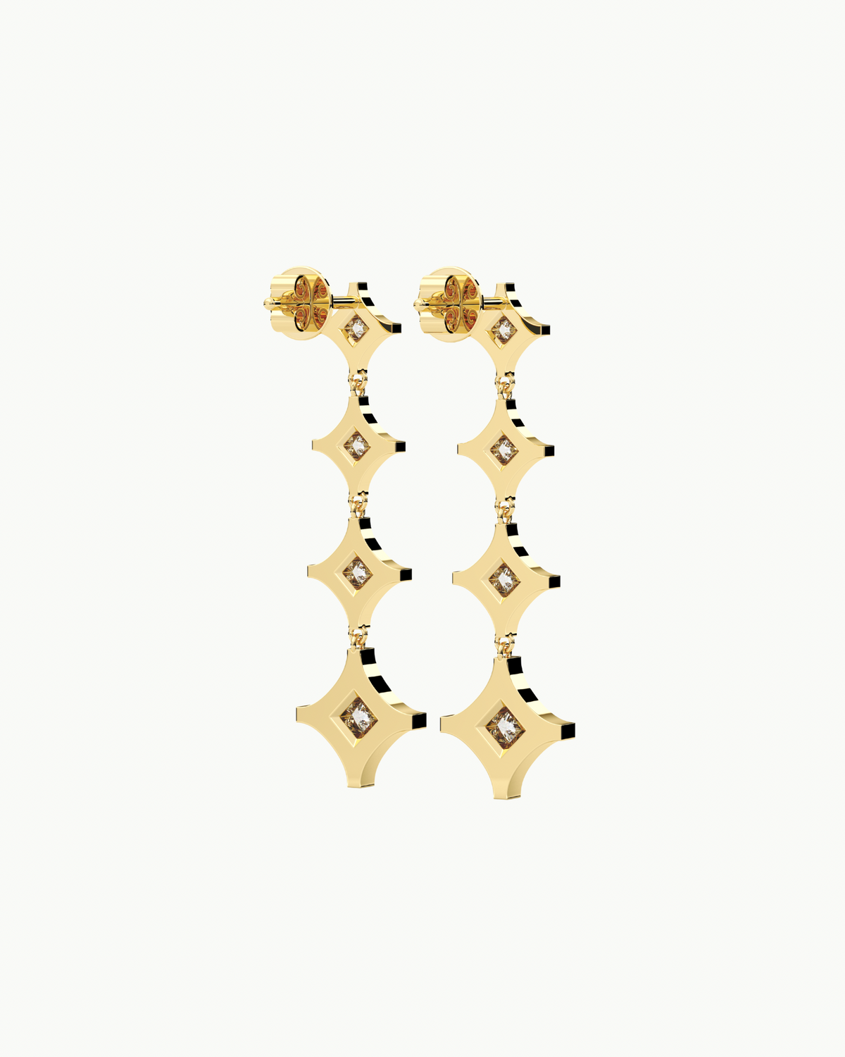 Emblem Four Earring