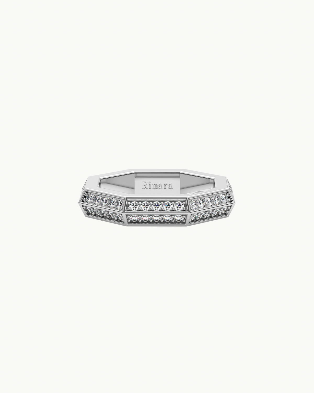Hexagon Stack Ring