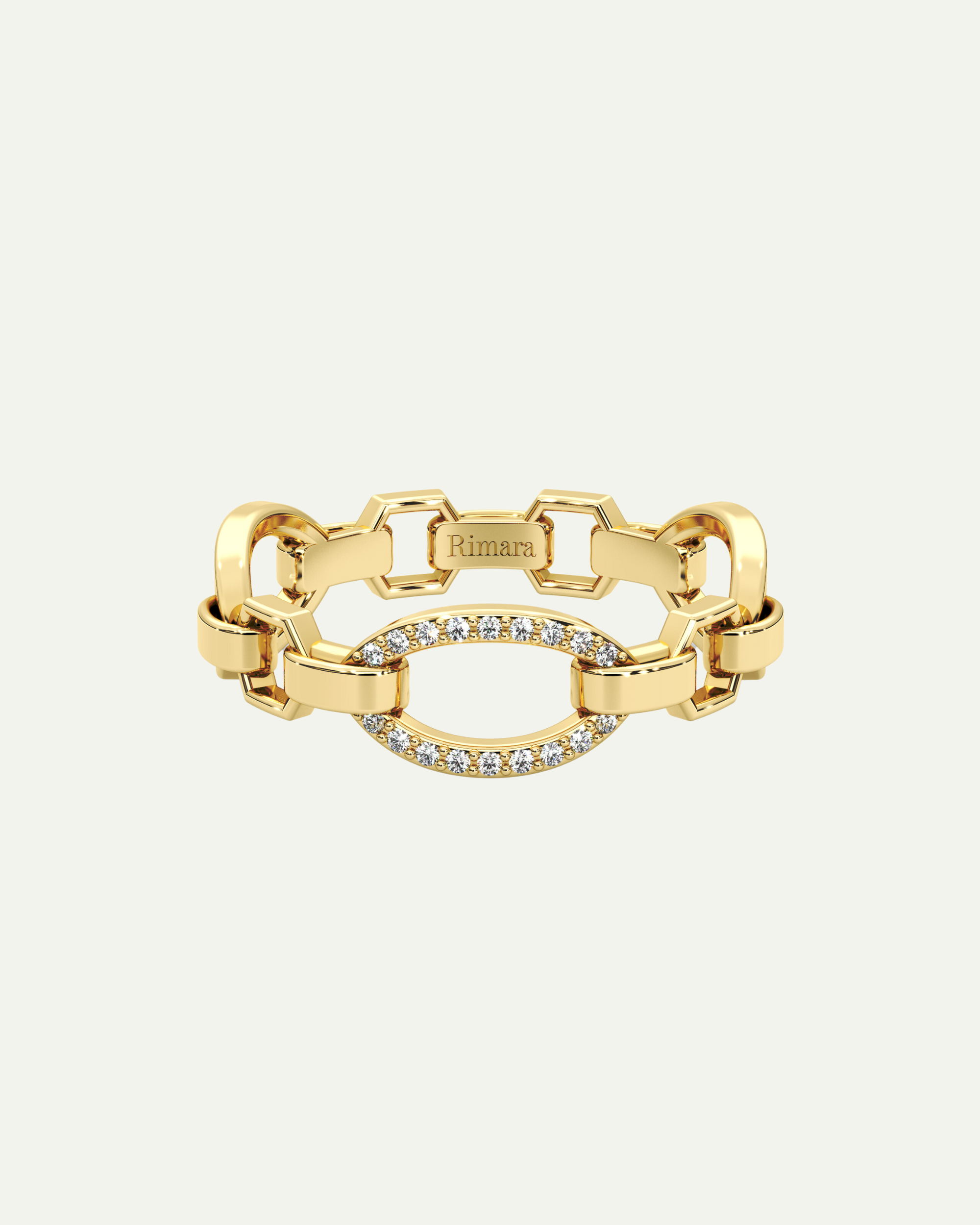 Phoenix Loop Ring – 14K Gold Statement Ring | Rimara Paris