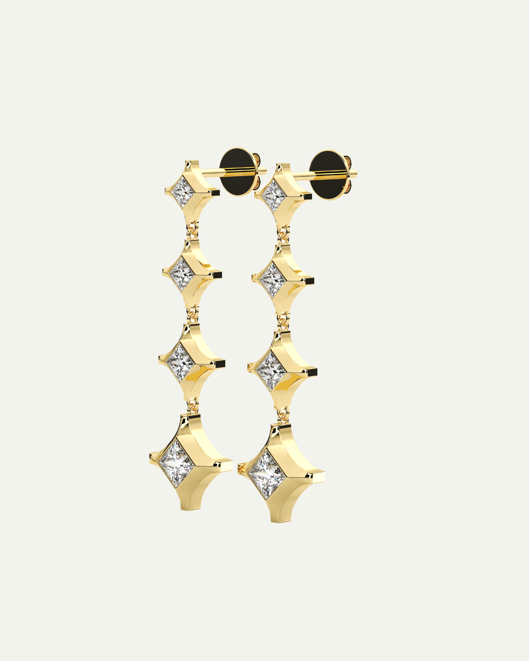 Emblem Four Earring